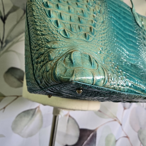 BRAHMIN | Medium Julian - Turquoise Melbourne Q69 151 - Picture 7 of 13